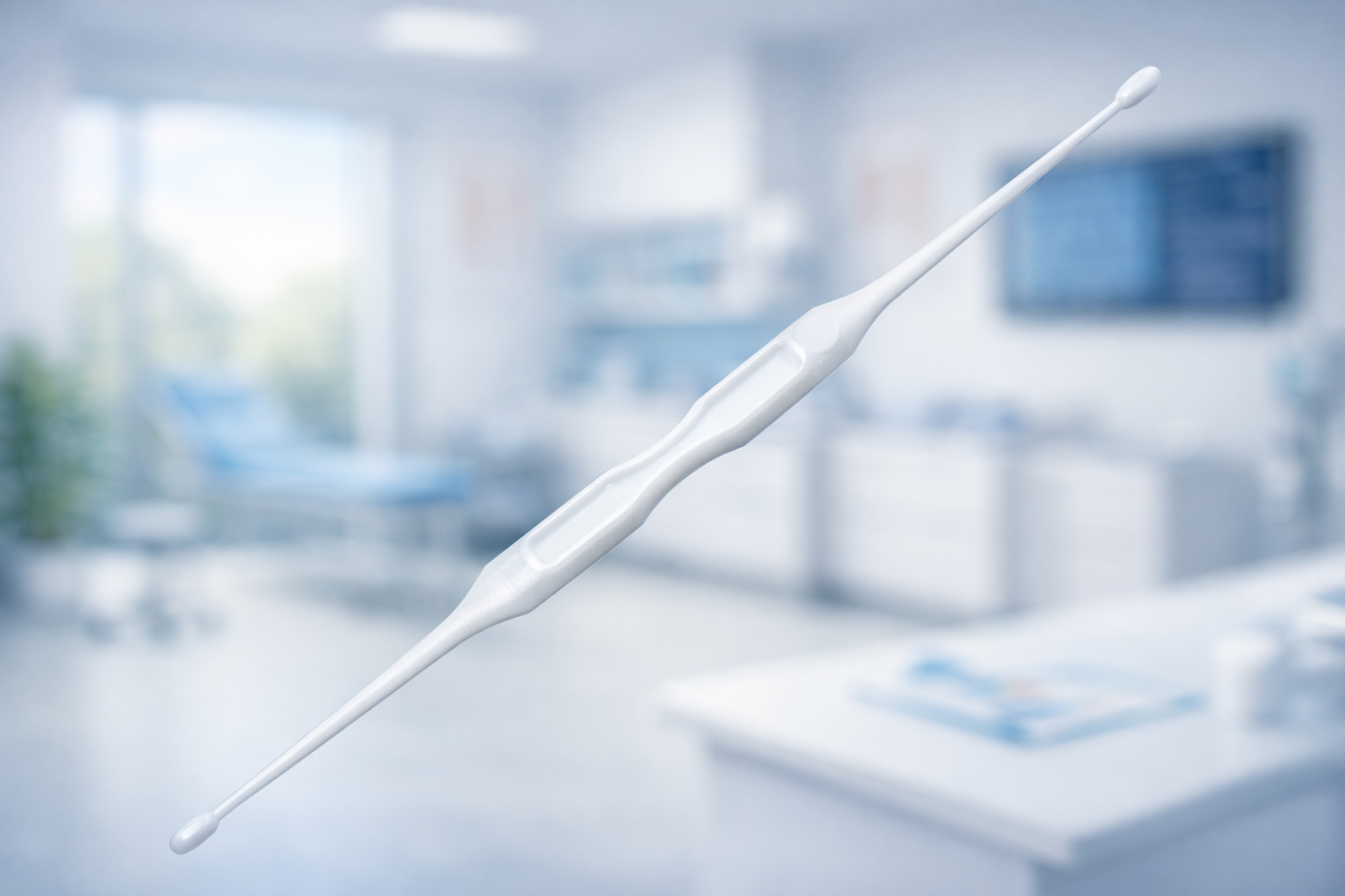 Двусторонний ложкообразный зонд